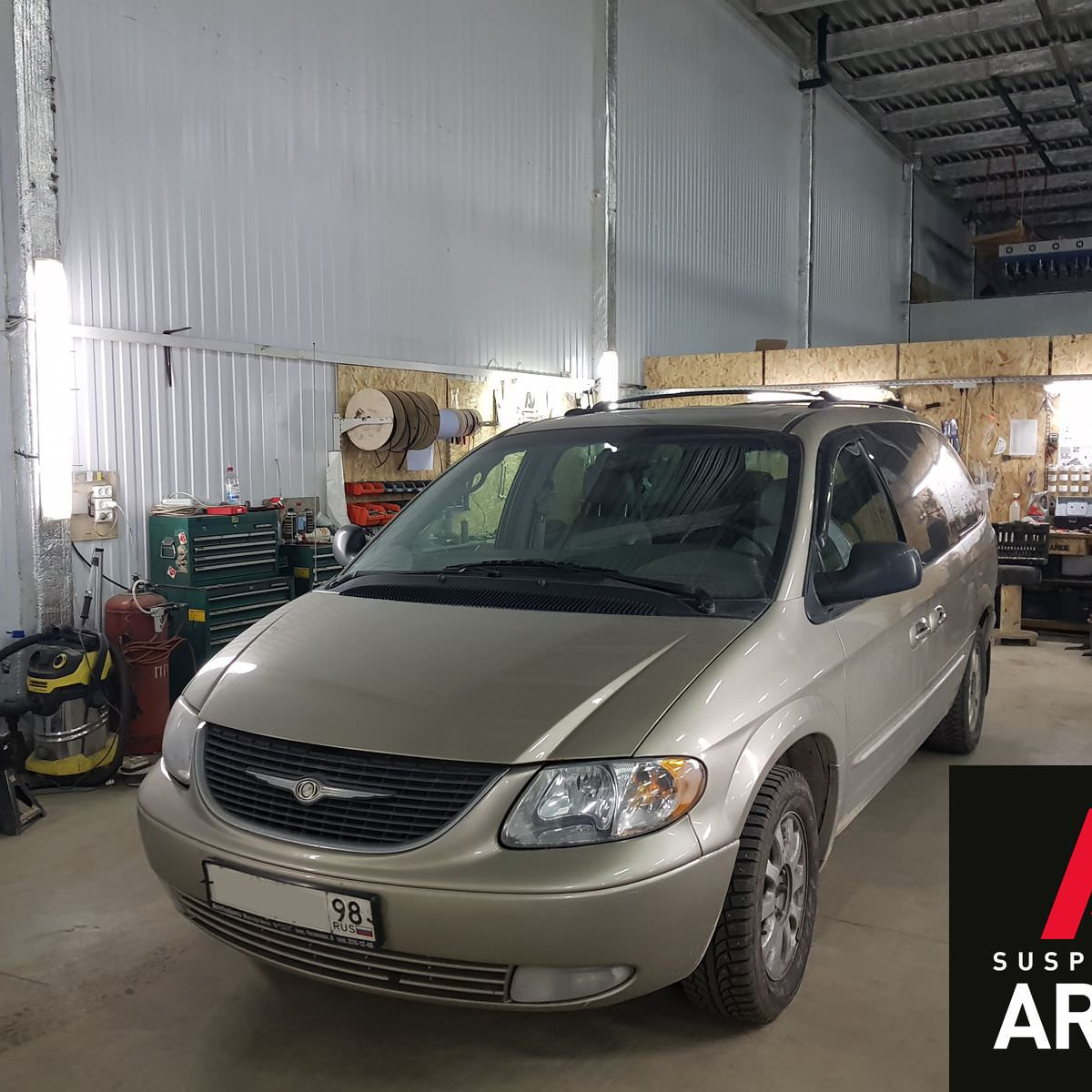 Пневмоподвеска на Chrysler Voyager - Этапы установки, характеристики, фото