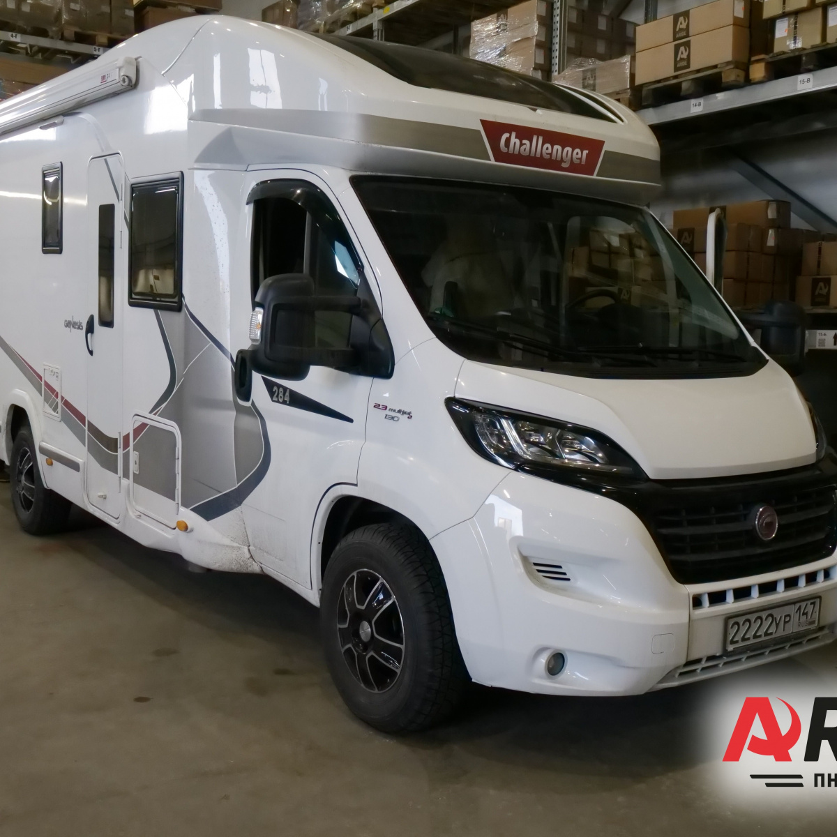 Пневматические подушки на Fiat Ducato автодом