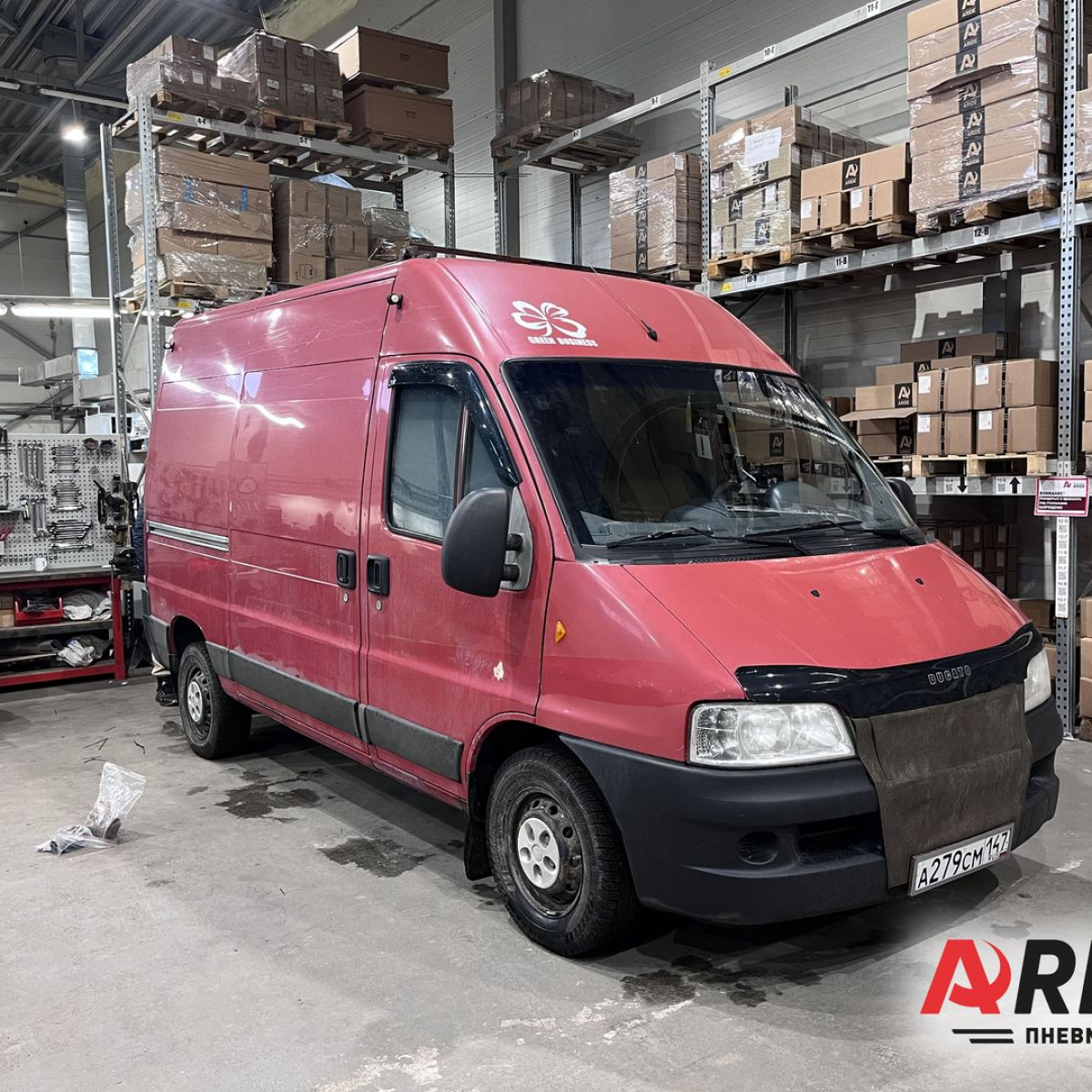 Пневмоподвеска на Fiat Ducato