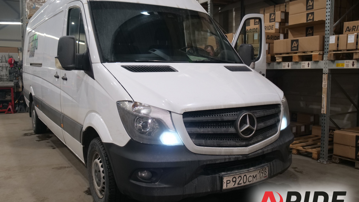 Усиление рессор на Mercedes-Benz Sprinter 906