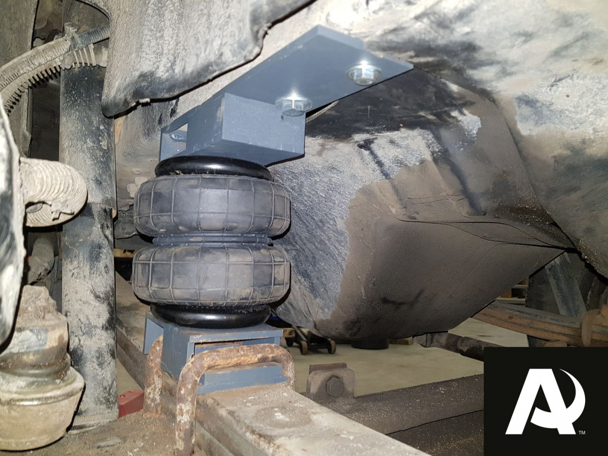 Фото установки пневмоподвески передняя ось на Газон NEXT своими руками