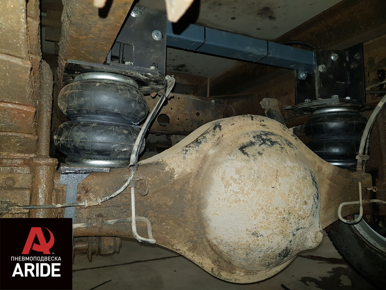 Пневмоподвеска на тентованные фургоны