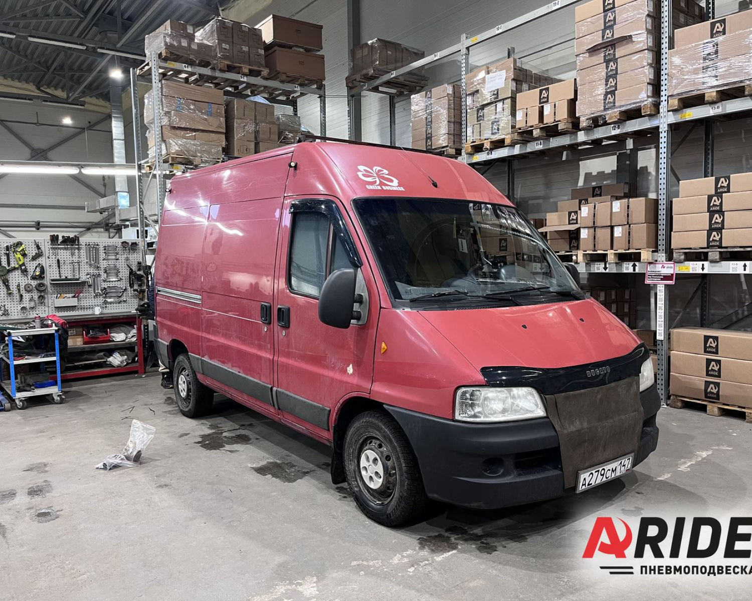 Пневмоподвеска на Fiat Ducato