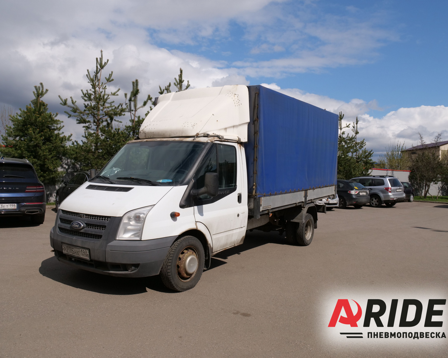 Пневматические подушки на Ford Transit Тент