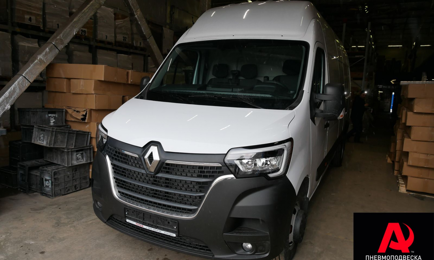 Установка пневмоподвески на Renault Master последнего поколения