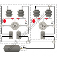 Схемы пневмоподвесок