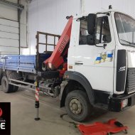 Пневмоподвеска на крано-манипуляторную установку Пневмоподвеска на крано-манипуляторную установку