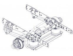 Пневмоподвеска на полурессоре для ГАЗ Газель Next, NN, Бизнес, задняя ось, все модификации
