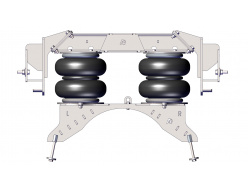 Пневмоподвеска Hyundai HD120 (1997 - 2013), мост без амортизаторов, задняя ось