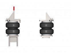 Пневмоподвеска Hyundai County, грузовой, передняя ось