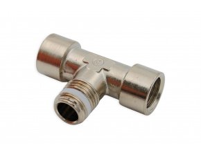 Фитинг тройник с фторопластовым кольцом Camozzi S2060 1/2-1/2