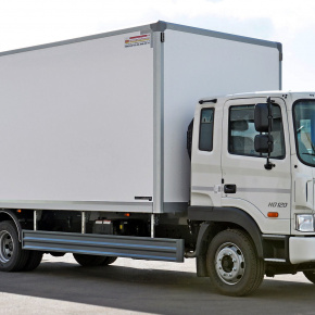 Установка пневмоподвески на переднюю Hyundai HD 120 