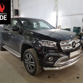 Установка задней пневмоподвески с управление из салона ﻿Mercedes X-class