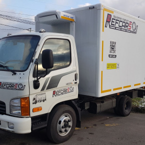 Установка задней пневмоподвески с управлением из салона ﻿Hyundai HD 35