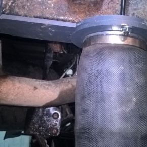 Пневмоподвеска на заднюю ось Nissan Navara D40, комфортный вариант