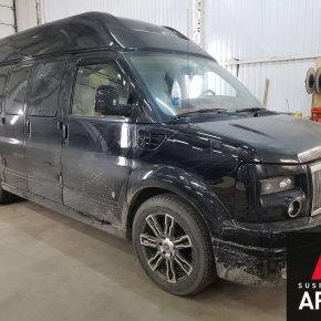 Установка пневмоподвески на заднюю ось GMC Savanna