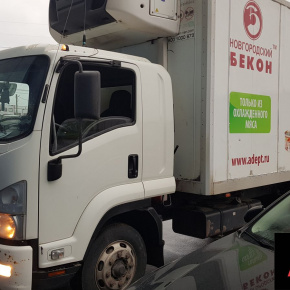 Установка пневмоподвески передней и задней оси на ISUZU Forward  Установка пневмоподвески передней и задней оси на ISUZU Forward