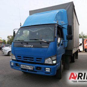 Пневмоподвеска на Isuzu NQR Пневмоподвеска на Isuzu NQR