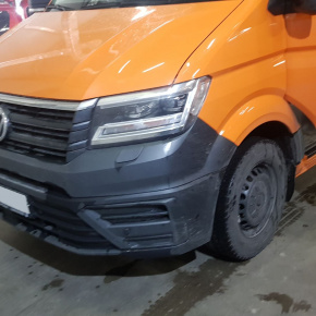 Установка пневоподвески на Volkswagen Crafter 2020 года