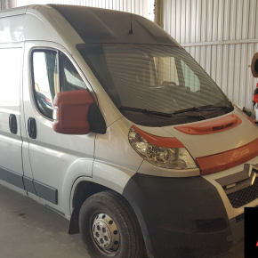 Установка осевого комплекта на ниппелях Citroen Jumper