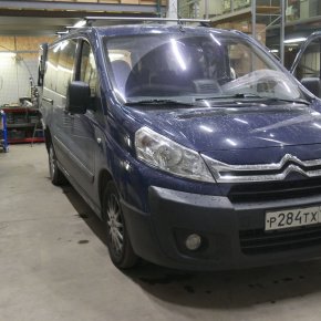 Установка пневмоподвески Citroen Jumpy Установка пневмоподвески Citroen Jumpy