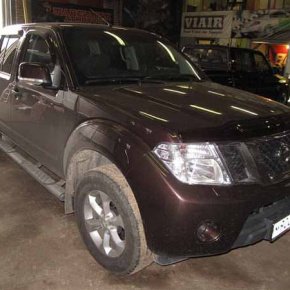 Пневмоподвеска на Nissan Navara