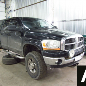 Установка пневмоподвески на заднюю ось Dodge Ram 2500 Установка пневмоподвески на заднюю ось Dodge Ram 2500