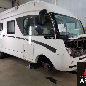 Пневмоподвеска на автодом ITINEO SB 720 на базе Fiat Ducato