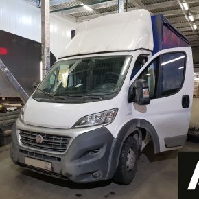 Установка пневмоподвески на заднюю ось Fiat Ducato 2017 