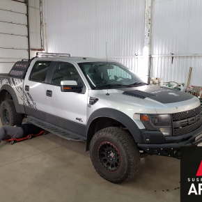 Ремонт пневмоподвески Airlift и замена подушек на Ford F150 Raptor