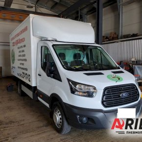 Установка пневматических подушек на Ford Transit Установка пневматических подушек на Ford Transit