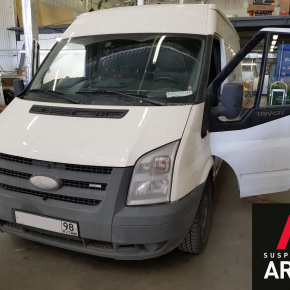 Установка пневмоподвески на заднюю ось Ford Transit передний привод