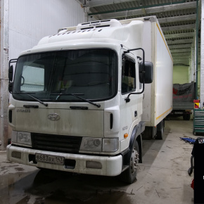 Пневмоподвеска на Hyundai HD120 Пневмоподвеска на Hyundai HD120