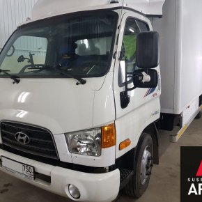 Установка пневмоподвески на заднюю ось Hyundai HD78