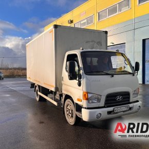 Установка пневмоподвески Hyundai HD78 Установка пневмоподвески Hyundai HD78