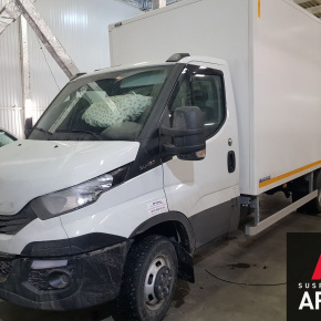 Установка пневмоподвески на заднюю ось Iveco Daily 50с, 6 поколение