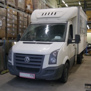 Установка пневмоподвески на VW Крафтер 35