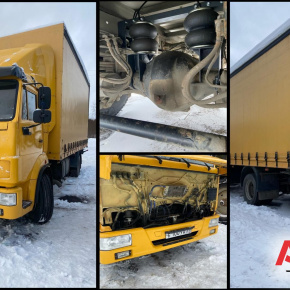 Установка вспомогательной пневмоподвески на КАМАЗ 4308 Установка вспомогательной пневмоподвески на КАМАЗ 4308