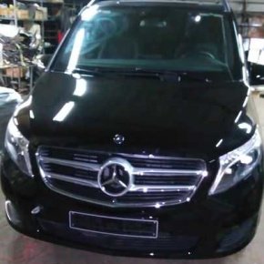 Установка пневмоподвески на Mercedes-Benz V-class W447 Установка пневмоподвески на Mercedes-Benz V-class W447