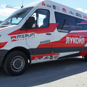 Пневмоподвеска на Mercedes Sprinter W906 для Андрея Астапова из Lukoil Racing Team
