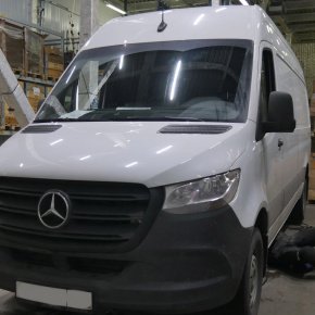 Установка пневоподвески на Mercedes Sprinter 2020 года Установка пневоподвески на Mercedes Sprinter 2020 года