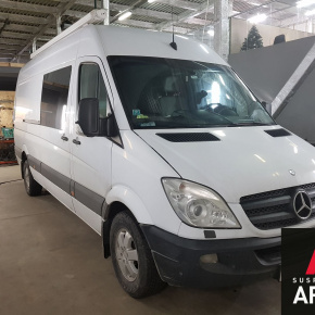Установка пневмоподвески на заднюю ось Mercedes Sprinter 318 cdi