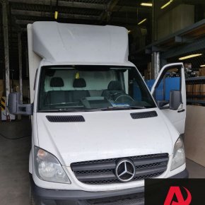 Установка пневмоподвески на заднюю ось Mercedes Sprinter 515 (04.07.2018)