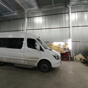 Установка пневмоподвески на заднюю ось Mercedes Sprinter 515 CDI