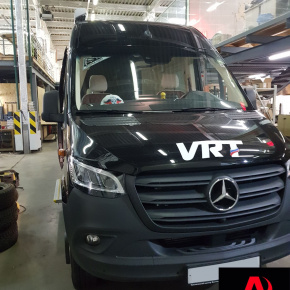Установка задней пневмоподвески на Sprinter W907 Установка задней пневмоподвески на Sprinter W907