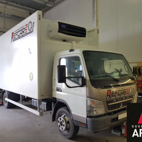 Установка пневмоподвески на переднюю и заднюю ось Mitsubishi Canter C Установка пневмоподвески на переднюю и заднюю ось Mitsubishi Canter C
