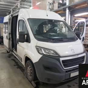 Установка пневмоподвески и системы управления на заднюю ось Peugeot boxer (24.04.2018) Установка пневмоподвески и системы управления на заднюю ось Peugeot boxer (24.04.2018)