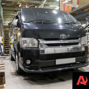 Установка пневмоподвески на Toyota Hiace Установка пневмоподвески на Toyota Hiace