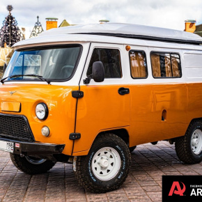 Установка пневмоподвески  УАЗ Буханка Установка пневмоподвески  УАЗ Буханка