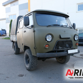 Пневмоподвеска на фермер УАЗ-39094 Пневмоподвеска на фермер УАЗ-39094